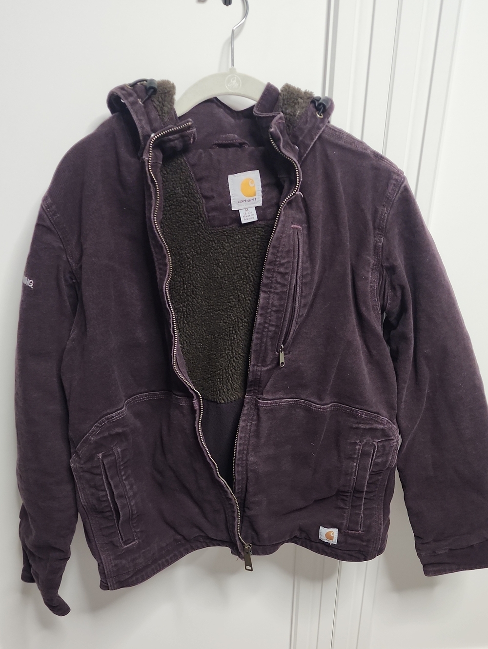 Carhartt  Hooded Jacket in Plum